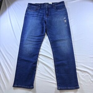 Lucky Brand 223 Straight Advanced Stretch Jeans Mens 38x32 Dark Wash 7M13348